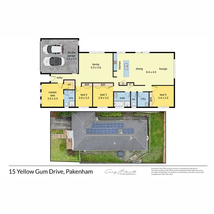 Floorplan of Homely house listing, 15 Yellowgum Drive, Pakenham VIC 3810
