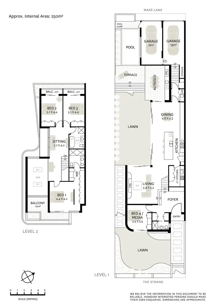 Floorplan of Homely semi-detached listing, 34 The Strand, Gladesville NSW 2111