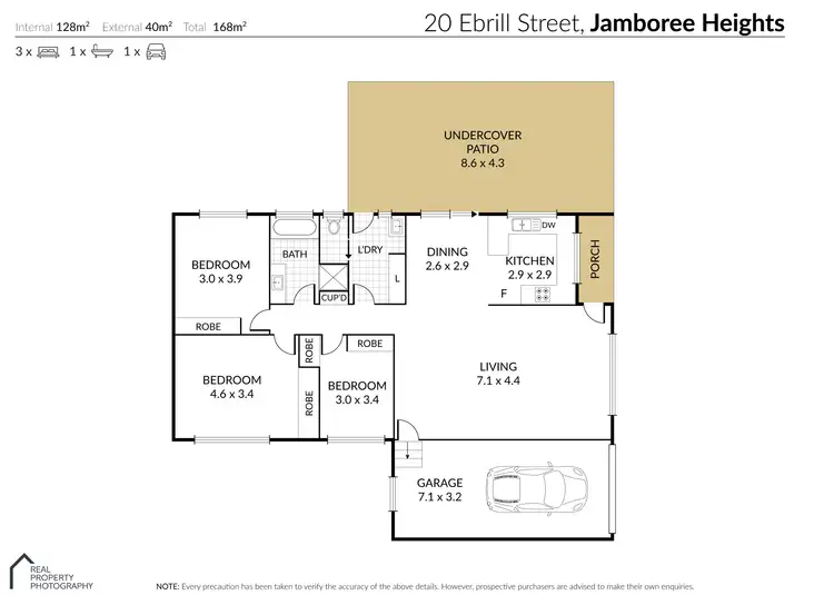 Floorplan of Homely house listing, 20 Ebrill Street, Jamboree Heights QLD 4074