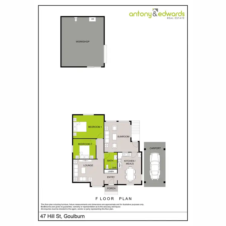 Floorplan of Homely house listing, 47 Hill Street, Goulburn NSW 2580