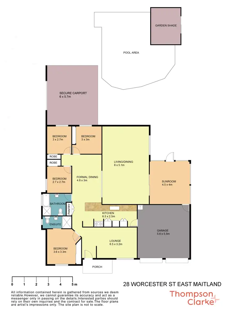 Floorplan of Homely house listing, 28 Worcester Drive, East Maitland NSW 2323