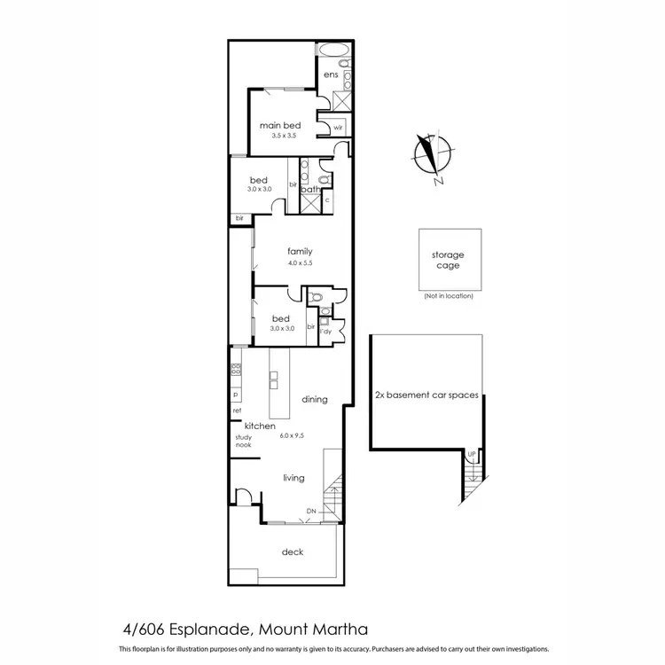 Floorplan of Homely unit listing, 4/606 Esplanade, Mount Martha VIC 3934