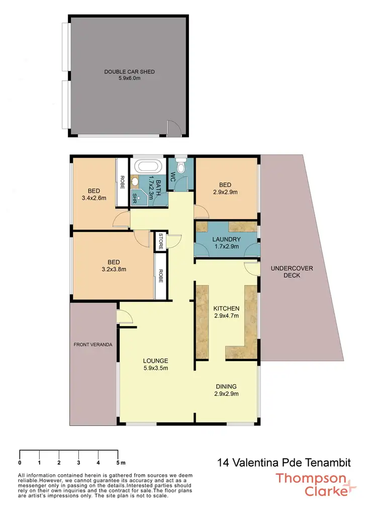 Floorplan of Homely house listing, 14 Valentia Parade, Tenambit NSW 2323