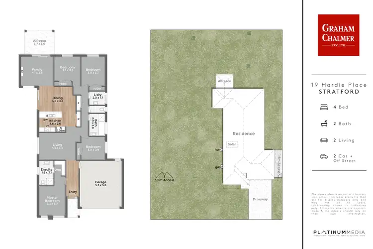 Floorplan of Homely house listing, 19 Hardie Place, Stratford VIC 3862