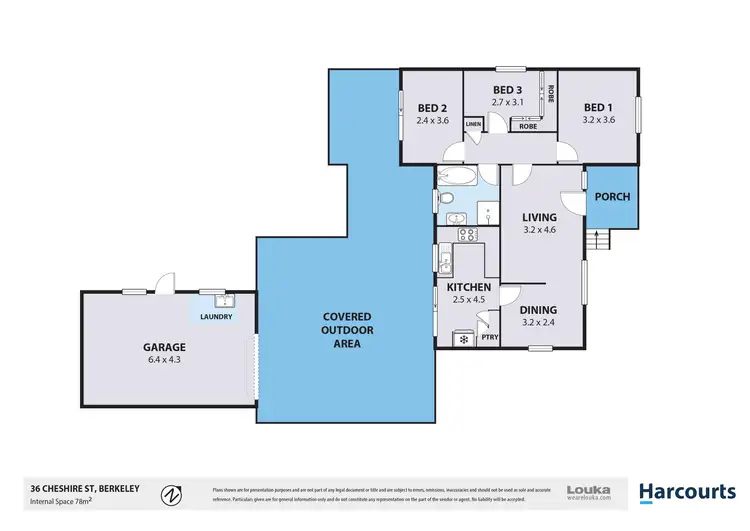 Floorplan of Homely house listing, 36 Cheshire Street, Berkeley NSW 2506