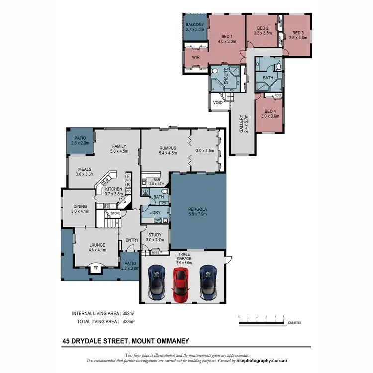Floorplan of Homely house listing, 45 Drysdale Street, Mount Ommaney QLD 4074