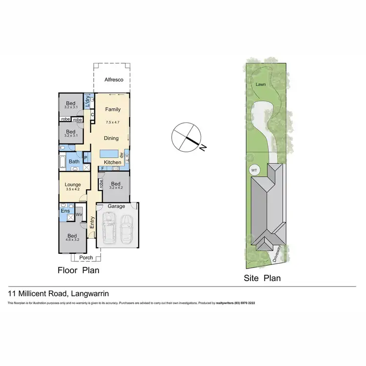 Floorplan of Homely house listing, 11 Millicent Road, Langwarrin VIC 3910