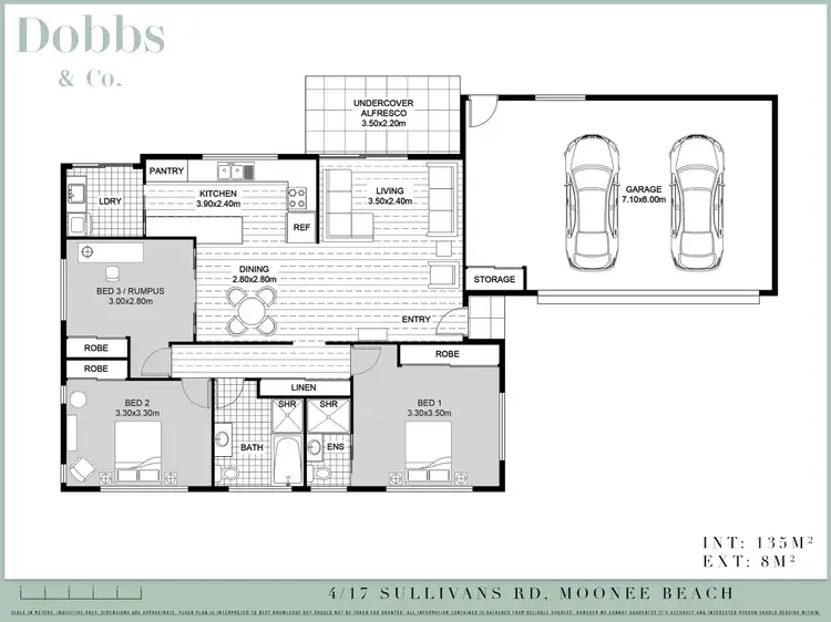 Floorplan of Homely villa listing, 4/17 Sullivans Road, Moonee Beach NSW 2450