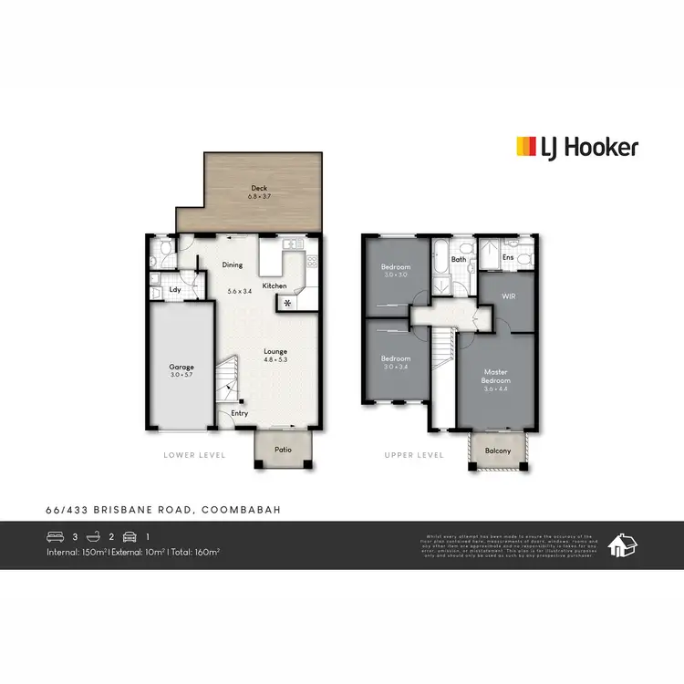Floorplan of Homely townhouse listing, 66/433 Brisbane Road, Coombabah QLD 4216