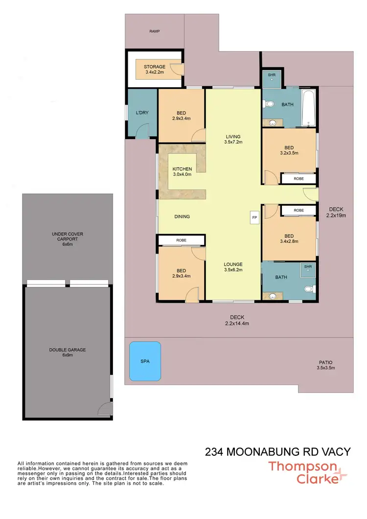 Floorplan of Homely rural property listing, 234 Moonabung Road, Vacy NSW 2421