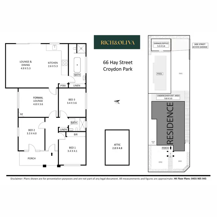 Floorplan of Homely house listing, 66 Hay Street, Croydon Park NSW 2133