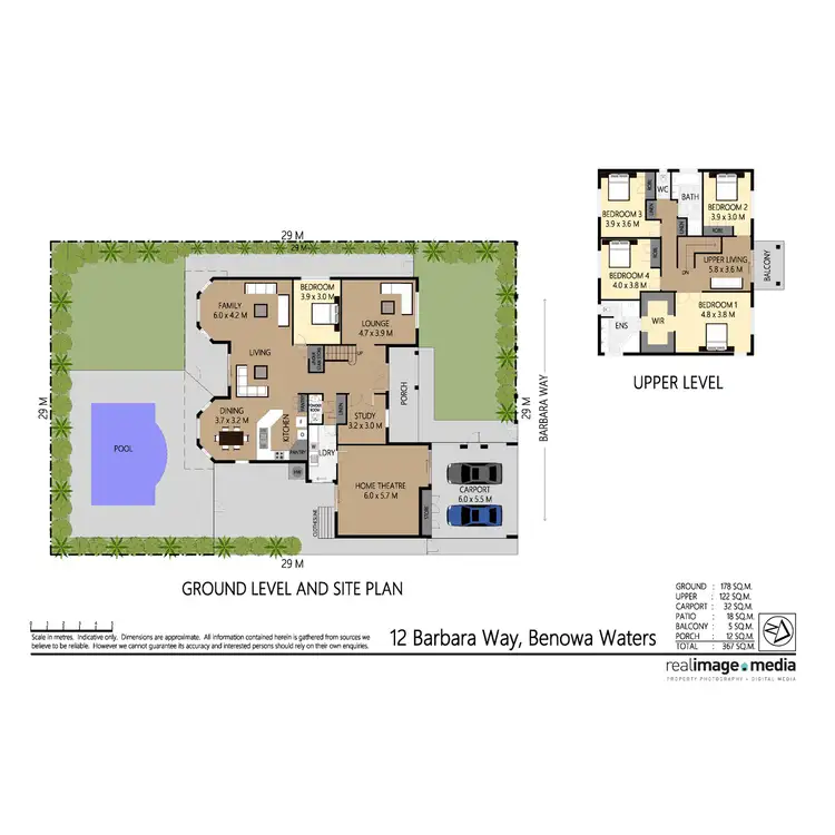 Floorplan of Homely house listing, 12 Barbara Way, Benowa QLD 4217