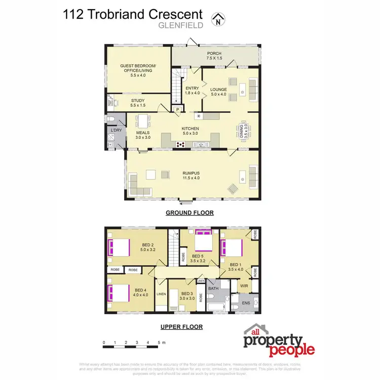 Floorplan of Homely house listing, 112 Trobriand Crescent, Glenfield NSW 2167
