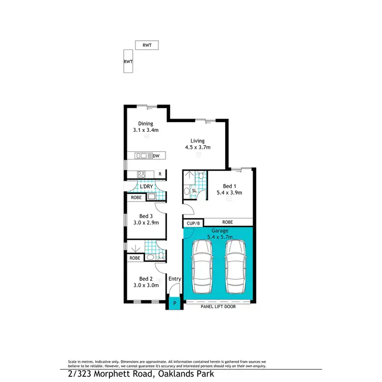 Floorplan of Homely house listing, 2/323 Morphett Road, Oaklands Park SA 5046