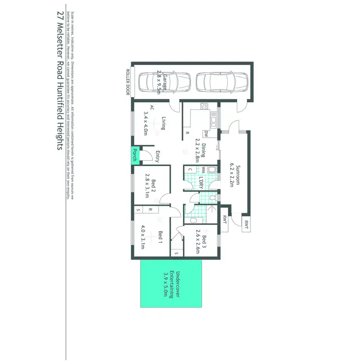 Floorplan of Homely house listing, 27 Melsetter Road, Huntfield Heights SA 5163