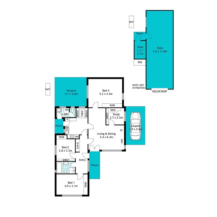 Floorplan of Homely house listing, 12 Jeanie Street, Camden Park SA 5038