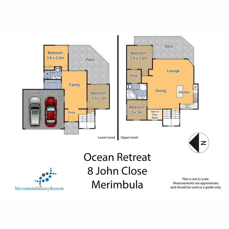 Floorplan of Homely townhouse listing, 2/8 John Close, Merimbula NSW 2548