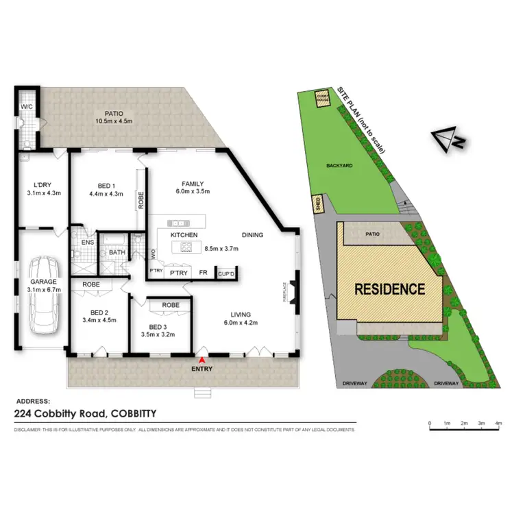 Floorplan of Homely house listing, 224 Cobbitty Road, Cobbitty NSW 2570