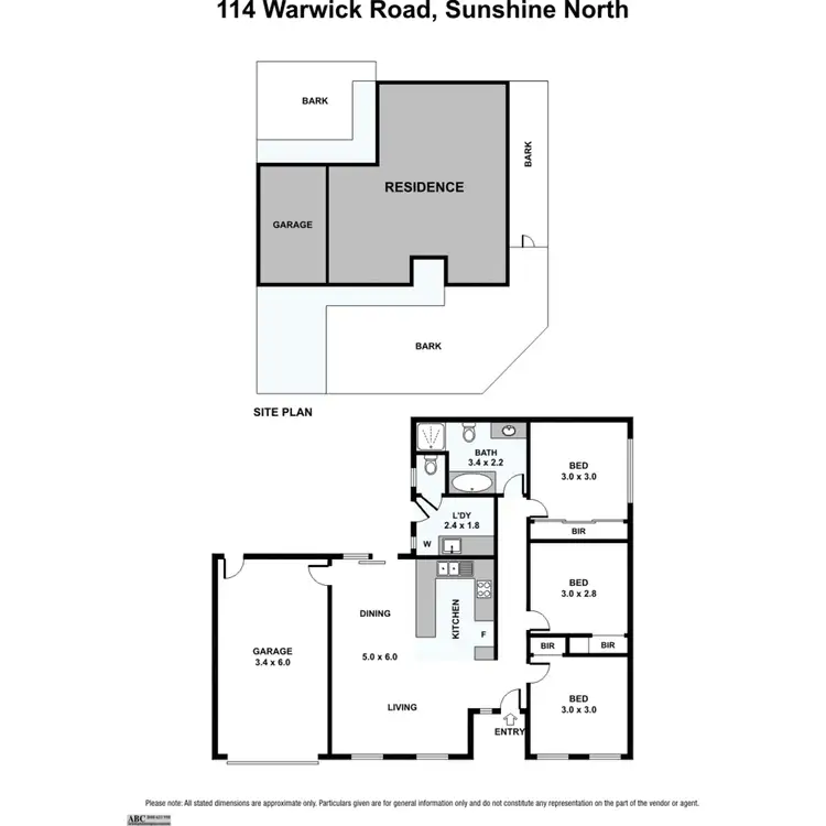 Floorplan of Homely house listing, 114 Warwick Road, Sunshine North VIC 3020