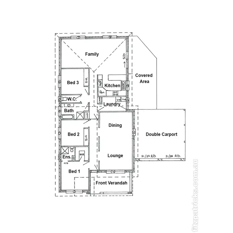 Floorplan of Homely house listing, 37 Chaston Street, Wagga Wagga NSW 2650