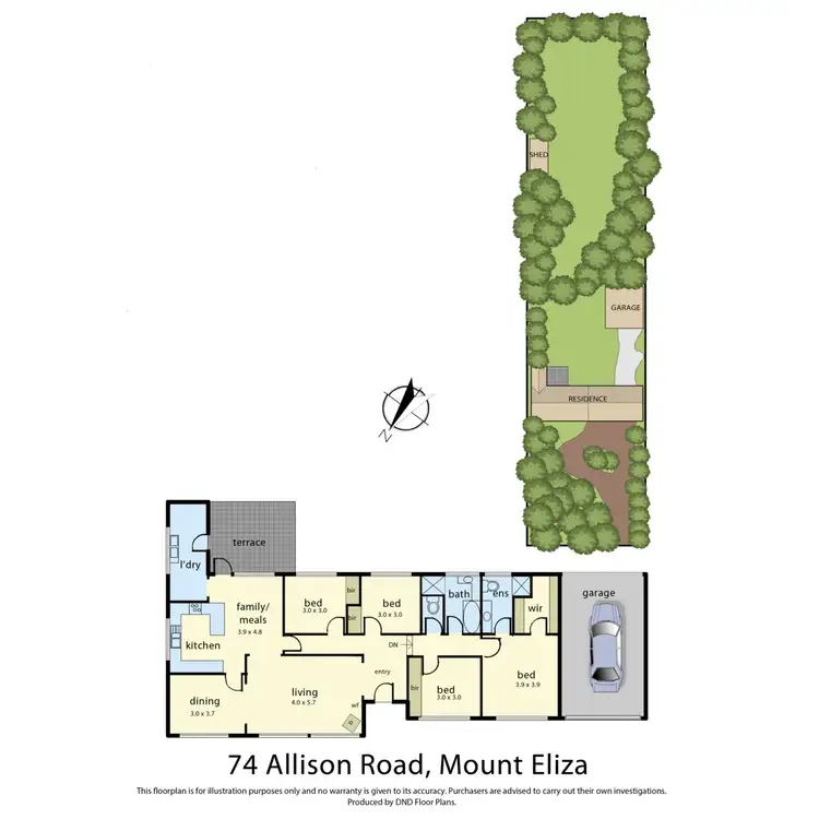 Floorplan of Homely house listing, 74 Allison Road, Mount Eliza VIC 3930