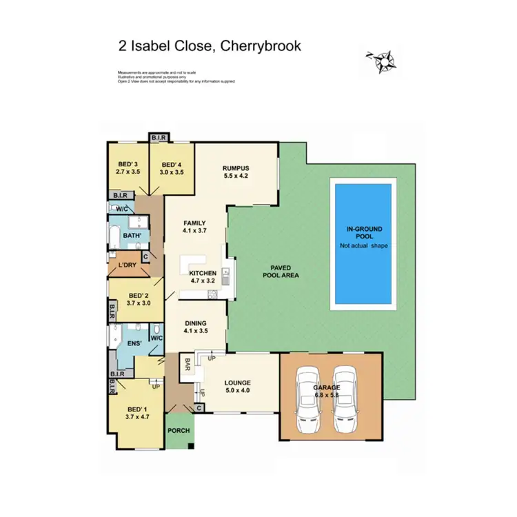 Floorplan of Homely house listing, 2 Isabel Close, Cherrybrook NSW 2126