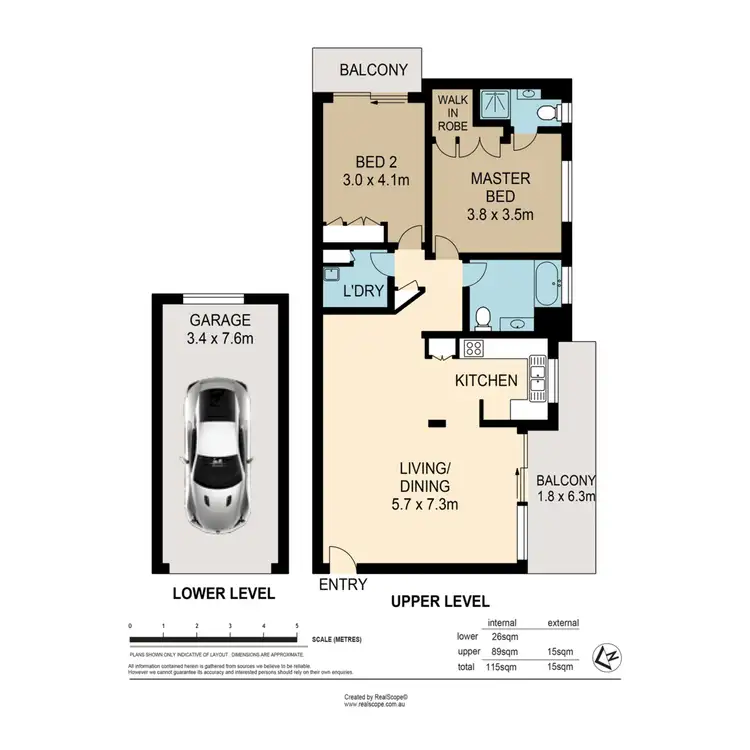 Floorplan of Homely apartment listing, 8/42 Sir Fred Schonell Drive, St Lucia QLD 4067
