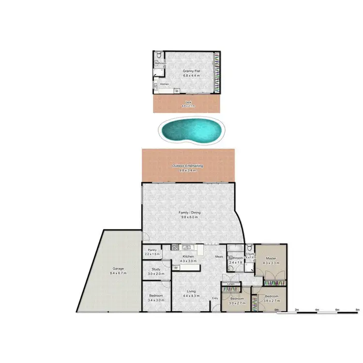 Floorplan of Homely house listing, 10 Canterbury Chase, Ashmore QLD 4214
