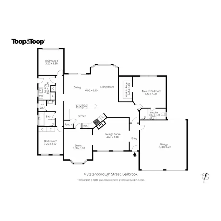 Floorplan of Homely house listing, 4 Statenborough Street, Leabrook SA 5068
