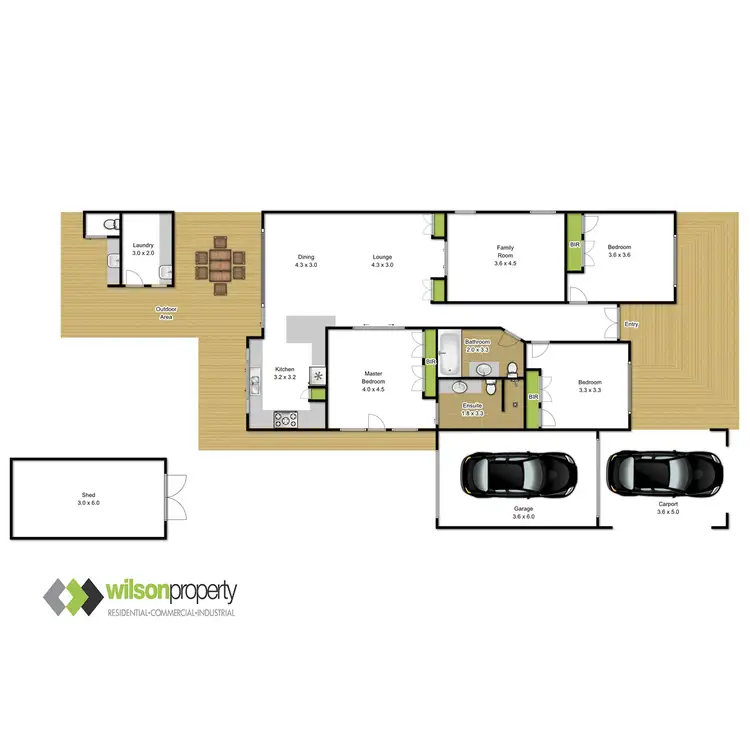 Floorplan of Homely house listing, 53 Moore Street, Traralgon VIC 3844