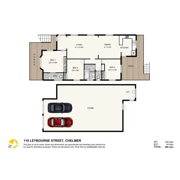 Floorplan of Homely house listing, 110 Leybourne Street, Chelmer QLD 4068