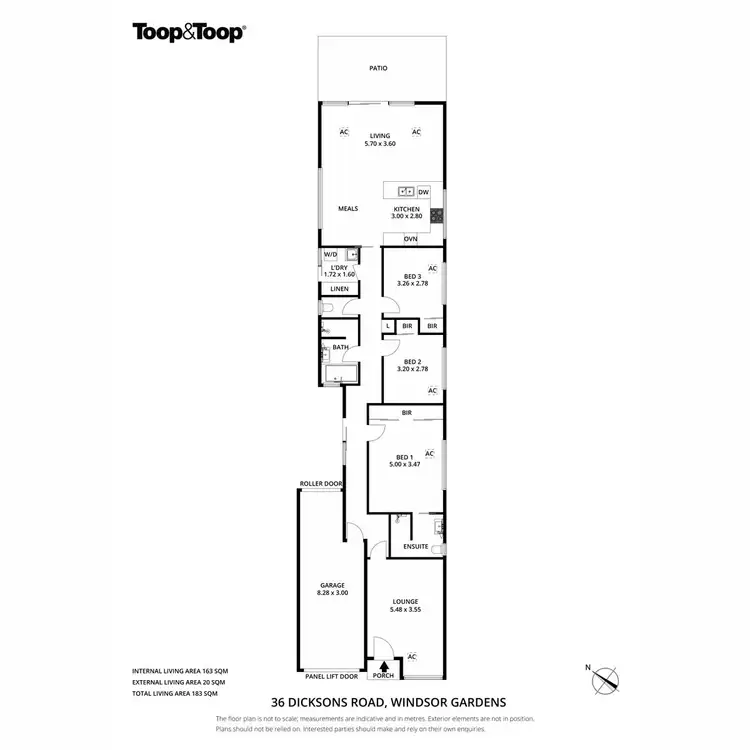 Floorplan of Homely house listing, 36 Dicksons Road, Windsor Gardens SA 5087