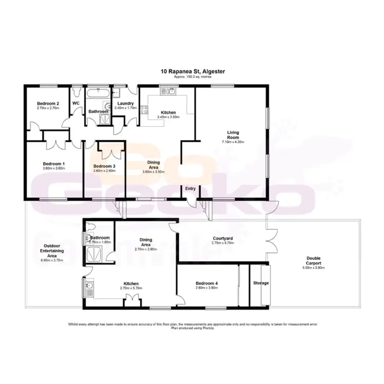 Floorplan of Homely house listing, 10 Rapanea Street, Algester QLD 4115