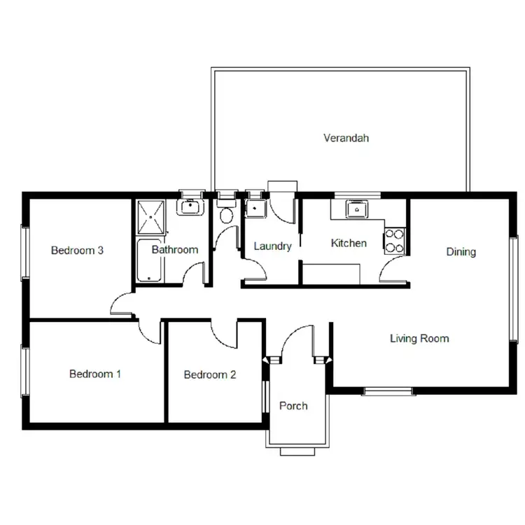Floorplan of Homely house listing, 15 Edwards Street, Port Augusta SA 5700