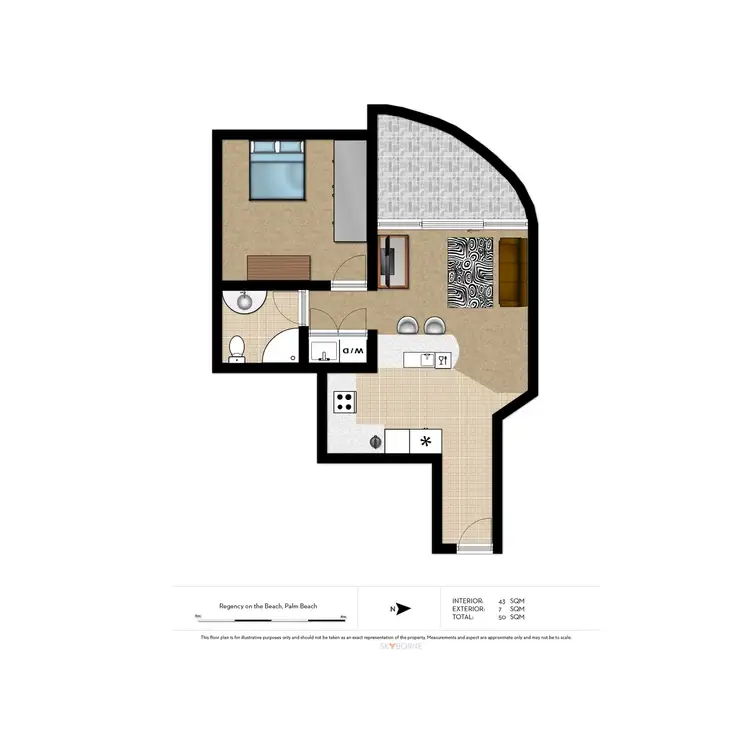 Floorplan of Homely apartment listing, 210/1483 Gold Coast Highway, Palm Beach QLD 4221
