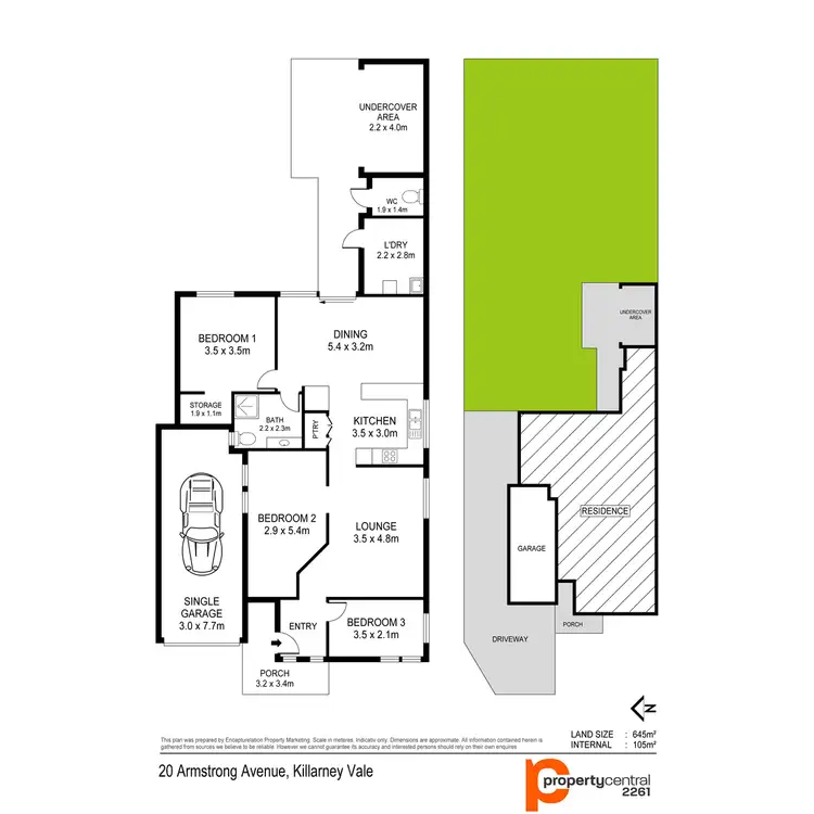 Floorplan of Homely house listing, 20 Armstrong Avenue, Killarney Vale NSW 2261