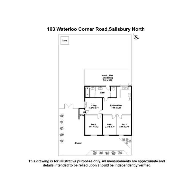 Floorplan of Homely house listing, 103 Waterloo Corner Road, Salisbury North SA 5108