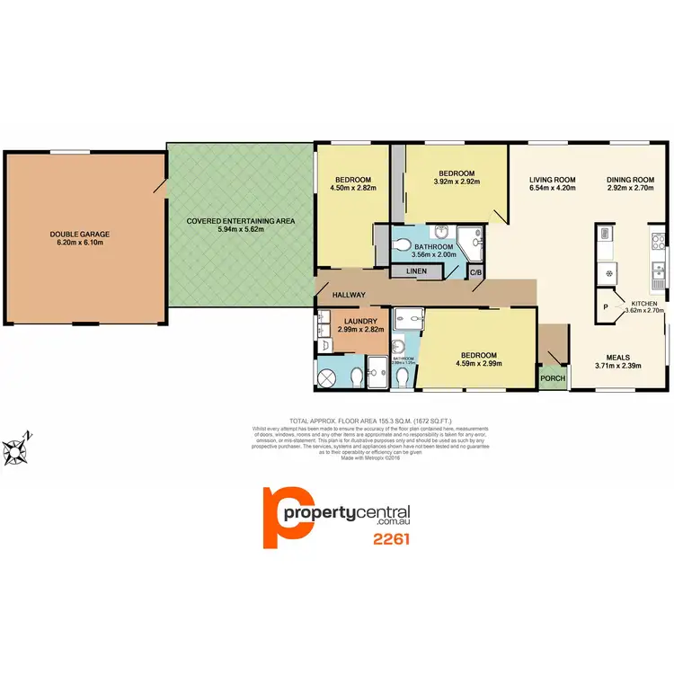 Floorplan of Homely house listing, 1 Hanalei Avenue, Chittaway Bay NSW 2261