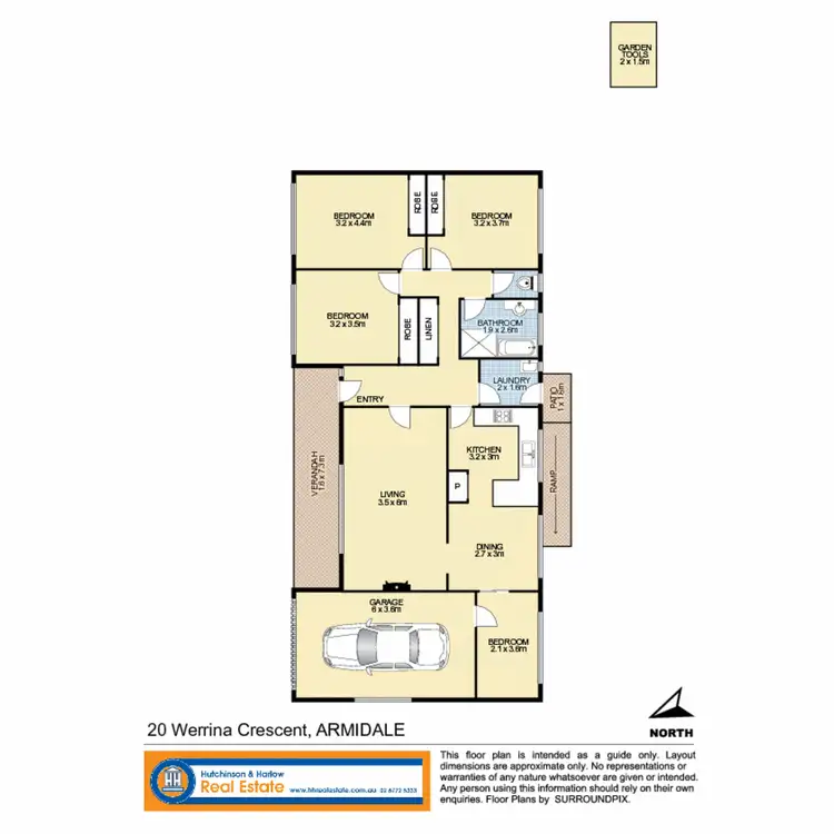 Floorplan of Homely house listing, 20 Werrina Crescent, Armidale NSW 2350