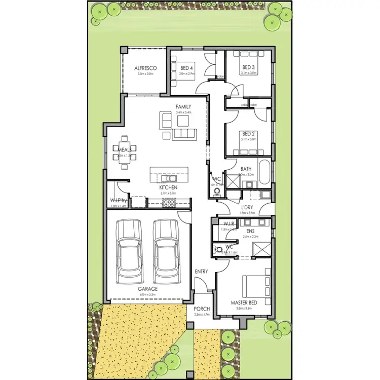 Floorplan of Homely house listing, 29 Muir Way, Mernda VIC 3754