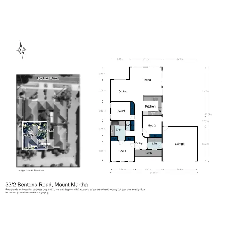 Floorplan of Homely unit listing, 33/2 Bentons Road, Mount Martha VIC 3934
