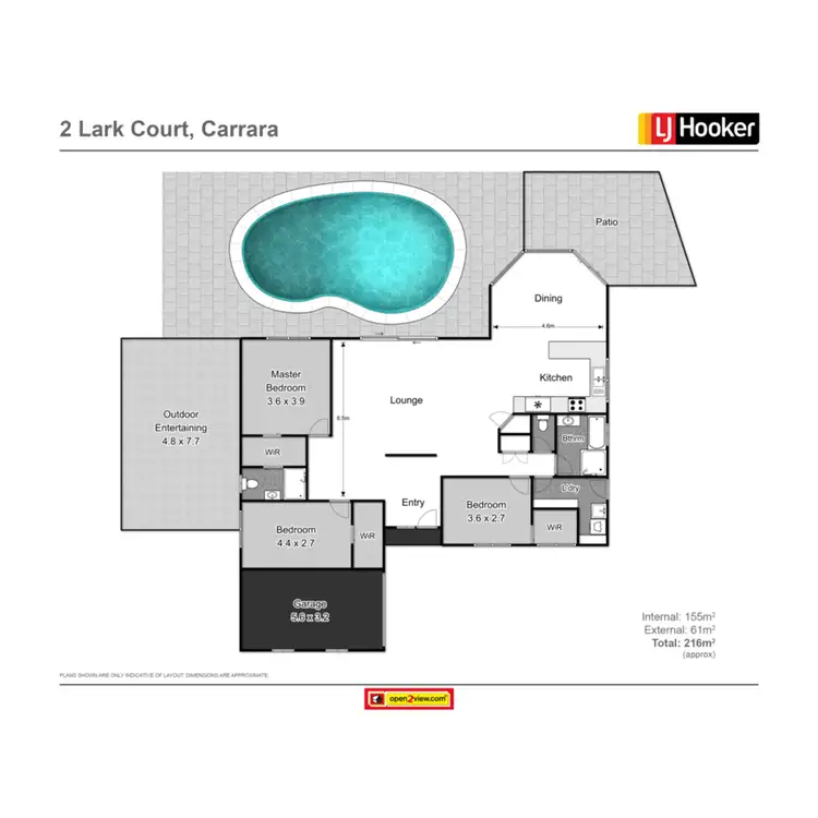 Floorplan of Homely house listing, 2 Lark Court, Carrara QLD 4211