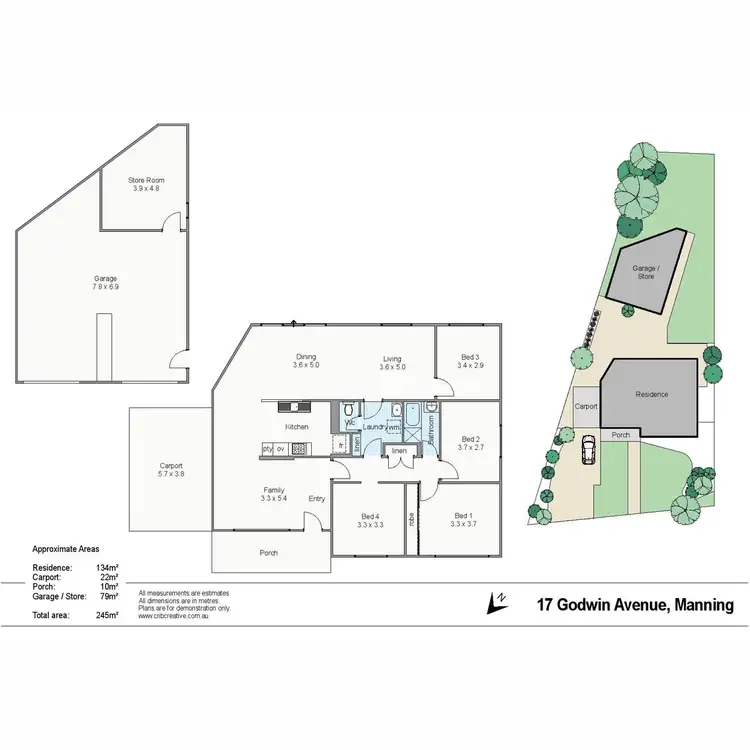 Floorplan of Homely house listing, 17 Godwin Avenue, Manning WA 6152