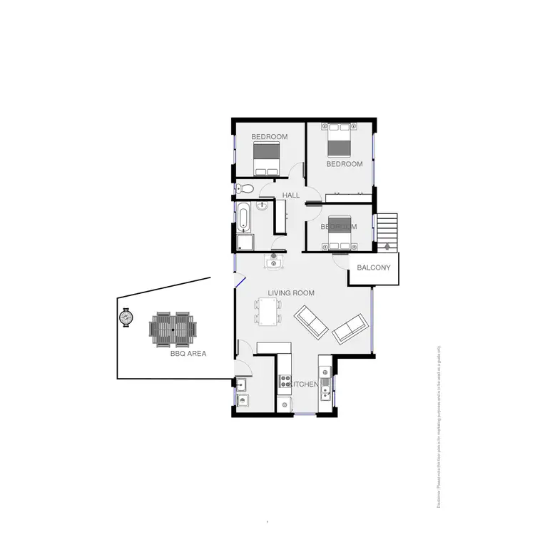 Floorplan of Homely house listing, 5 Girraween Crescent, Bega NSW 2550
