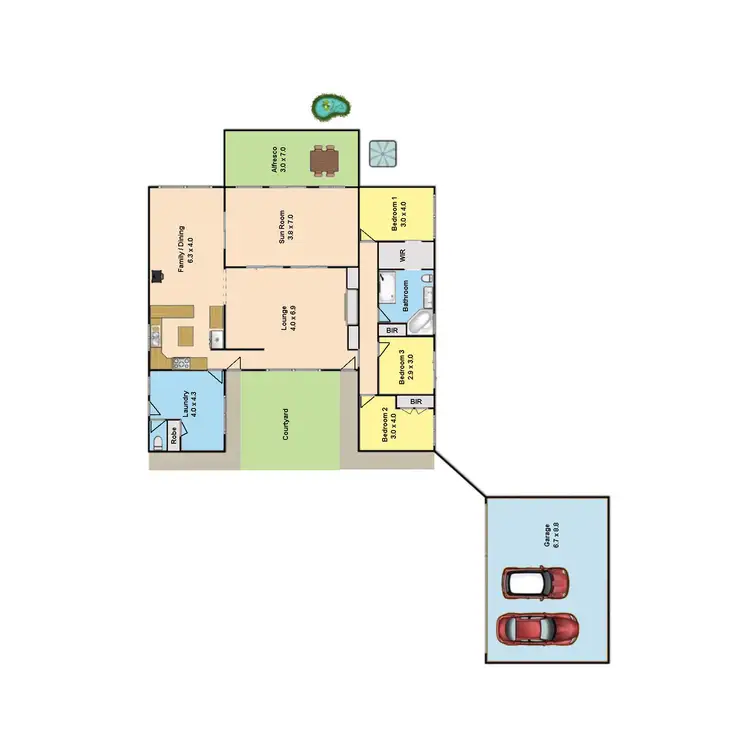 Floorplan of Homely house listing, 26 Hampton Court, Longford VIC 3851