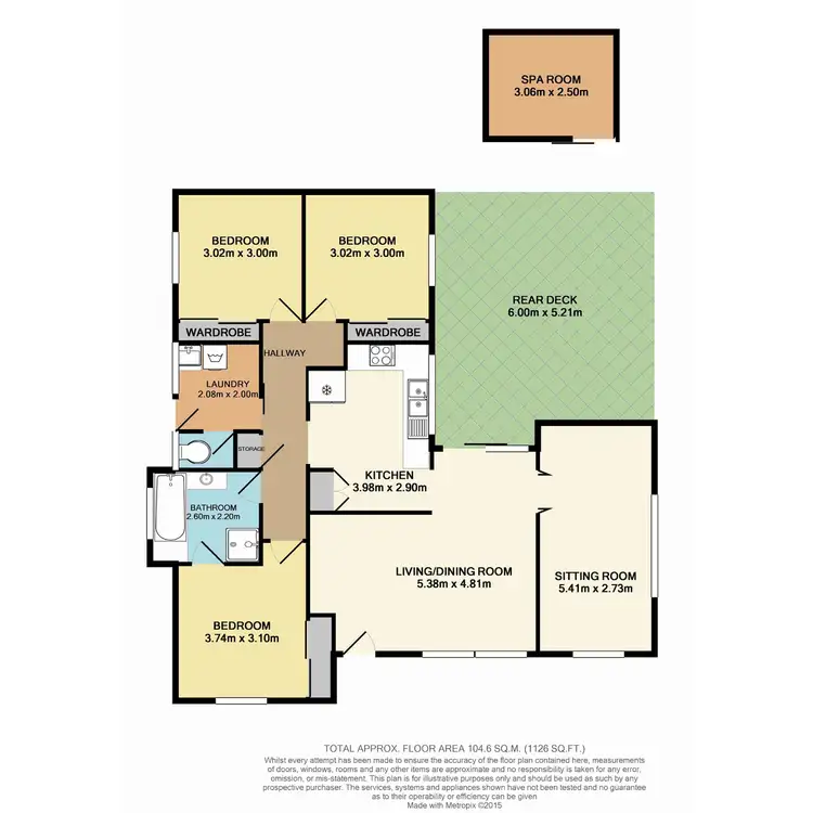 Floorplan of Homely house listing, 7 Vaughan Close, Killarney Vale NSW 2261