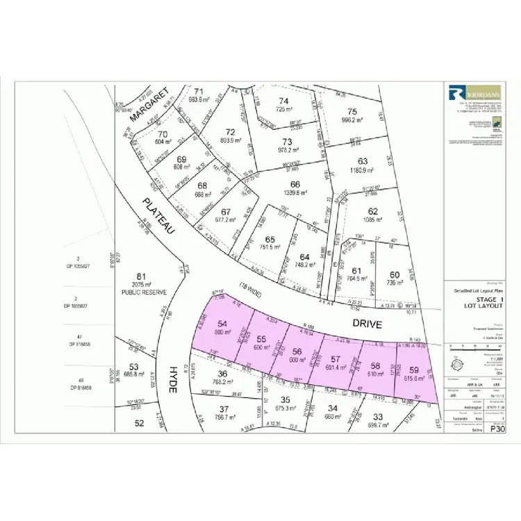 Floorplan of Homely land listing, 74 Plateau Drive, Wollongbar NSW 2477