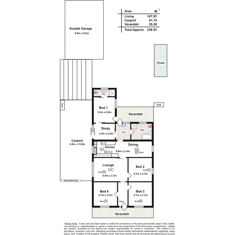 Floorplan of Homely flat listing, 17 Arthur St, Pennington SA 5013