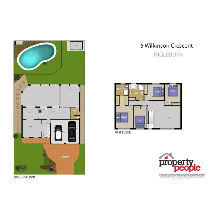 Floorplan of Homely house listing, 5 Wilkinson Crescent, Ingleburn NSW 2565