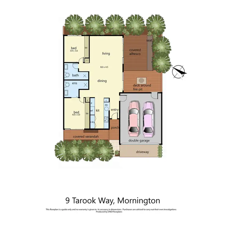 Floorplan of Homely house listing, 9 Tarook Way, Mornington VIC 3931